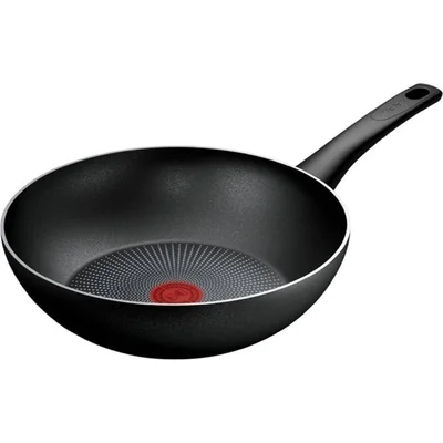 Уок тиган Tefal C3111953 28 см, титаниево незалепващо покритие, устойчив на миене в съдомиялна, индукция