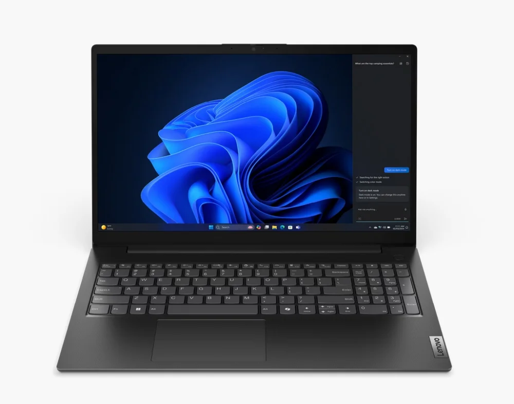 Lenovo V15 G5 Intel Core 3 100U, 6C (up to 4.7GHz, 10MB), 16GB DDR5-5200, 512GB SSD, 15.6" FHD (1920x1080) IPS AG, Intel UHD Graphics, HD 720p Cam, WLAN, BT, 3 cell, DOS, 3Y CCI+Essential USB Mouse+Toploader T210 Grey