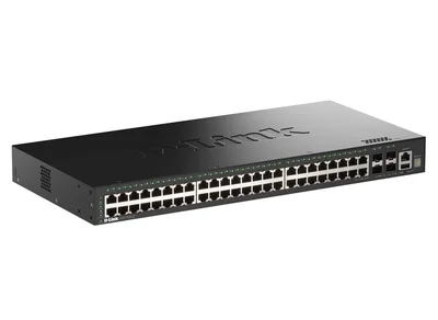 D-Link 48 Ports GE + 4 Ports 10G SFP+ Smart Managed Switch
