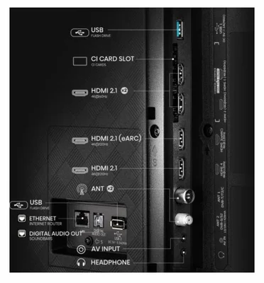 Hisense 65" A85Q, 4K UHD OLED Smart TV, 120Hz, 1000 nits,HDMI 2.1, Game Mode Pro, AMD FreeSync Premium, Dolby Vision IQ & Atmos, Bluetooth, Alexa Built-in, Black