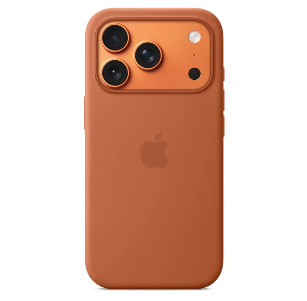 Калъф Apple Silicone Case с MagSafe за iPhone 17 Pro Terra Cotta