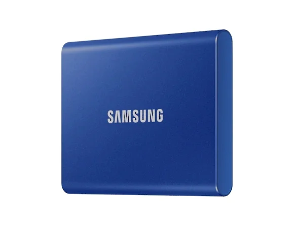 Външен SSD диск Samsung Portable T7 1TB USB 3.2 Indigo Blue