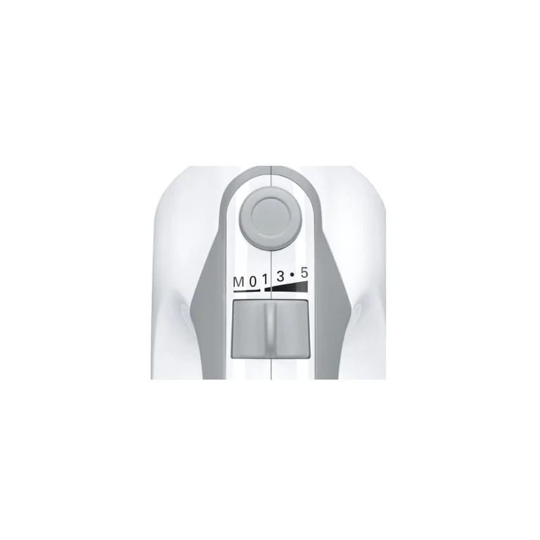 Bosch MFQ36400, Hand mixer, 450 W, 5 speed settings, additional pulse/turbo setting, white/grey