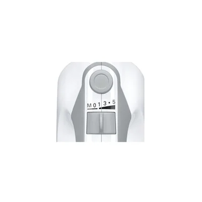 Bosch MFQ36400, Hand mixer, 450 W, 5 speed settings, additional pulse/turbo setting, white/grey