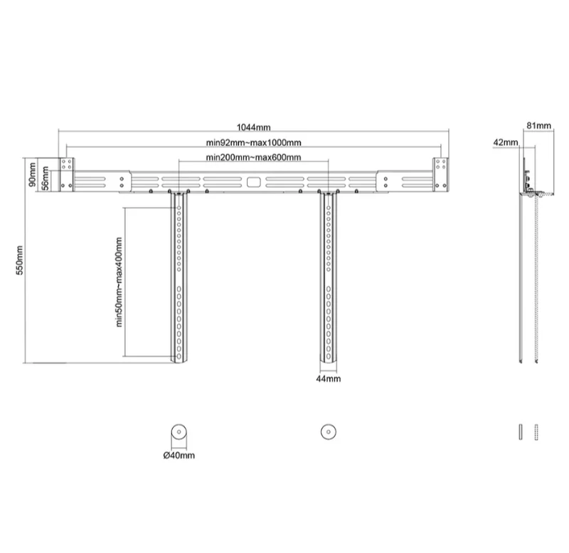Neomounts Soundbar VESA Mount