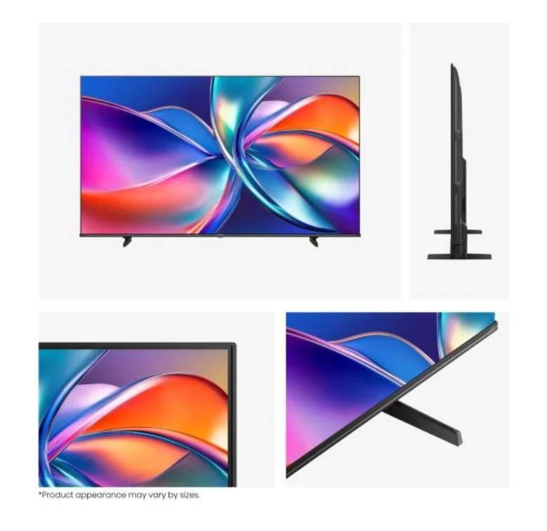 Hisense 65" E7Q, 4K Ultra HD 3840x2160, QLED, Quantum Dot, HDR 10+, HLG, Dolby Vision, DTS Virtual X, Smart TV,Light Sensor,WiFi Direct, BT, Anyview Cast, 3xHDMI, 2xUSB, LAN, CI+, DVB-T2/C/S2, Black