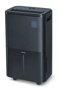 Beurer LE 250 Air Dehumidifier; up to 20 litre/day; rooms  40 to 60 cm2; Laundry drying function; Removable tank: 4.0 l; Automatic mode; Night mode; Timer;  2 fan levels; Environmentally friendly refrigerant R290
