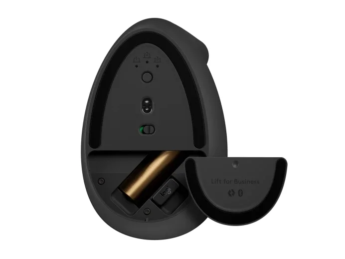 Logitech Lift Vertical Ergonomic Mouse for Business, Graphite
