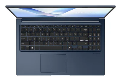 Asus Vivobook X1504MA-BQ204NA,Intel Core 7 350 1.5 GHz(6 MB cache up to 4.8 GHz) , 15.6" FHD,(1920x1080),16GB DDR5, SSD 512 GB, No OS, Quiet Blue,US, no adapter