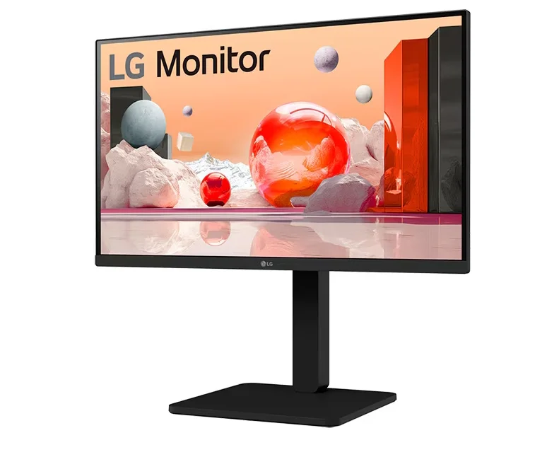 LG 24BA550-B, 23.8" IPS LED AG, 200cd/m2, Full HD 1920x1080, 100Hz, sRGB 95% , D-Sub, Display Port, HDMI, USB 5 Gbps, Speaker 2W x 2, Tilt, Height, Swivel, Pivot, Reader Mode, LG Switch app, Black