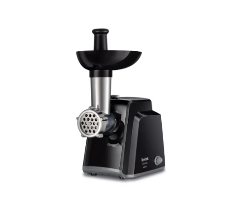 Месомелачка Tefal NE105838 1400W 1.7 kg/min 2 решетки приставка за наденица черен
