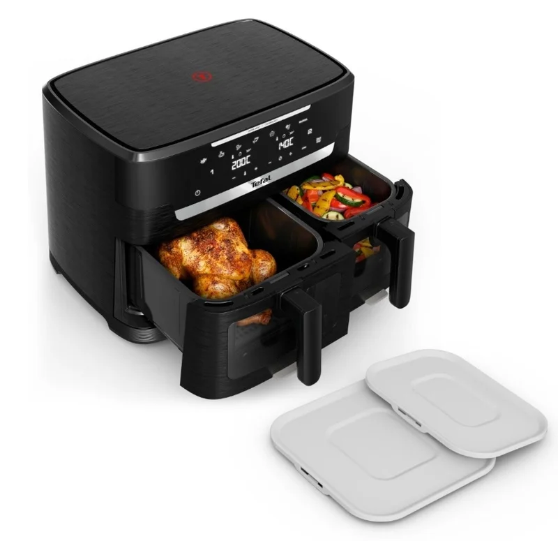 Фритюрник с горещ въздух Tefal – EY9478E0, 11.0 l, 2700W, зелен