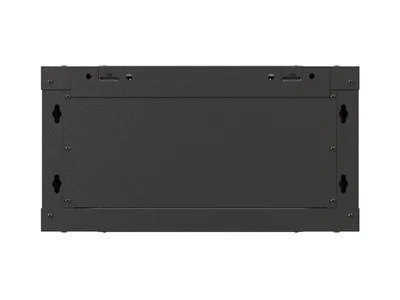 Lanberg rack cabinet 19" wall-mount 4U/540x350 (flat pack) with glass door black