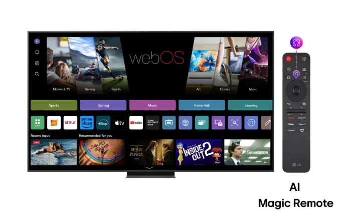 LG 86QNED86A3A, 86" 4K QNED HDR Smart TV, 3840x2160, 120Hz Native (VRR 144Hz), DVB-T2/C/S2, Alpha 8 AI Processor, HDR 10 PRO, webOS 25 ThinQ, 4K Upscaling, WiFi 5, Dolby Vision, Bluetooth 5.1, AirPlay 2, LAN, CI, HDMI, SPDIF, Stand
