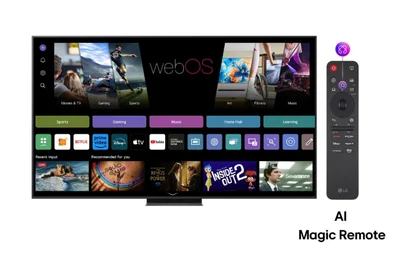LG 86QNED86A3A, 86" 4K QNED HDR Smart TV, 3840x2160, 120Hz Native (VRR 144Hz), DVB-T2/C/S2, Alpha 8 AI Processor, HDR 10 PRO, webOS 25 ThinQ, 4K Upscaling, WiFi 5, Dolby Vision, Bluetooth 5.1, AirPlay 2, LAN, CI, HDMI, SPDIF, Stand