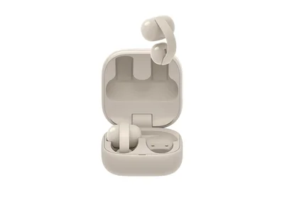 Безжични слушалки Sony – LinkBuds Clip WF-LC900, open-ear, greige