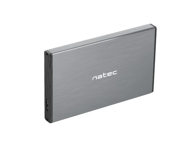 Natec External HDD/SSD Enclosure Rhino Go SATA 2.5" USB 3.0 Grey