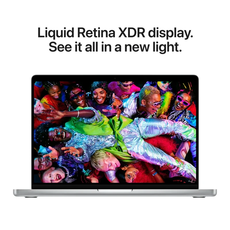 Apple 14-inch MacBook Pro: Apple M5 chip with 10-core CPU and 10-core GPU, 24GB, 1TB SSD - Silver