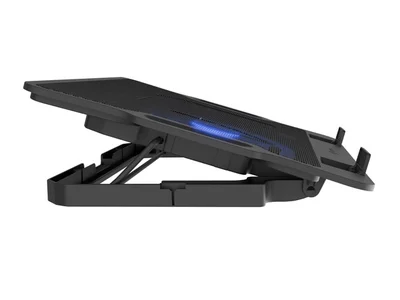 Охлаждаща подложка за лаптоп Natec Dipper 2, 12"-17.3", LED подсветка, 2 USB, черен
