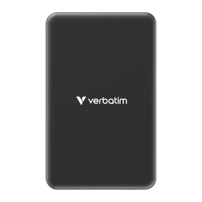 Verbatim Charge 'n' Go Essentials Power Bank Magnetic Wireless 5000mAh Black