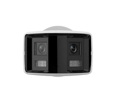 HikVision 4 MP Panoramic AcuSense Fixed Bullet Network Camera, 2.8 mm, F1.6, IR up to 40m, H.265+, IP67, 120 dB WDR, built-in microphone, built-in speaker, built-in memory card slot (up to 512 GB), 12Vdc/PoE 12.5W