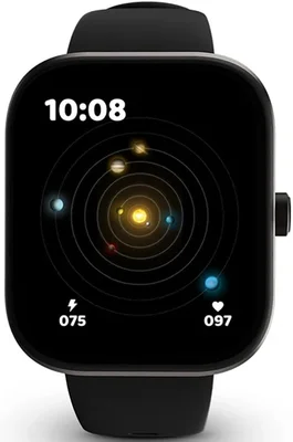 HiFuture Lume Pro Black Coffee, 1.85 " AMOLED, Always on Display, Powered by Dual Core, Aerospace-Grade Ultra Light Aluminum Frame, Bluetooth Call, 3D User Interface, 1ATM Waterproof, 24/7 True Heart Rate & Blood Oxygen Sensor, 100+ Sports Mode, Up to 7d