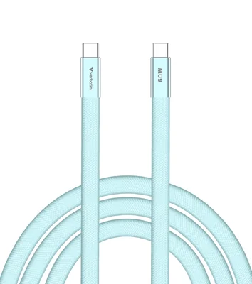 Verbatim Sync & Charge SoftTouch USB-C to C cable 60W 120 cm - Blue
