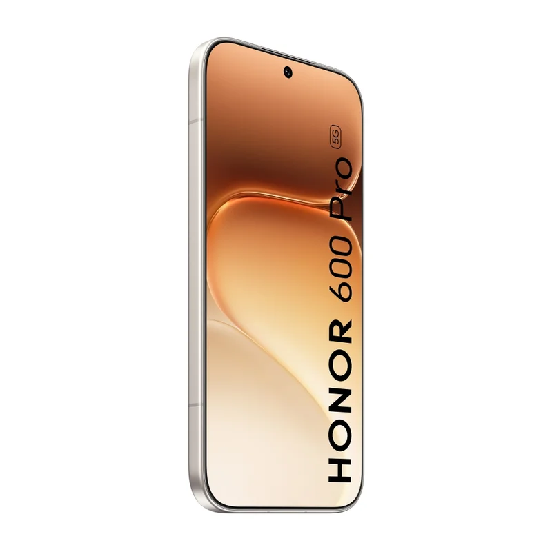 Смартфон HONOR 600 Pro 6.57" 120Hz AMOLED, Snapdragon 8 Elite, 12GB RAM, 512GB, 200MP+50MP+12MP/50MP, 6400mAh, Android 16, Golden White
