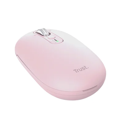 TRUST Seron Slim Multi-Wireless Hyperscroll Mouse Pink