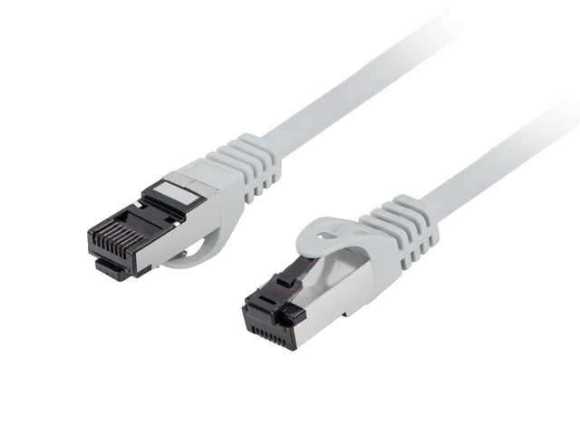 Пач кабел Lanberg CAT.8.1 S/FTP LSZH CU 3m сив
