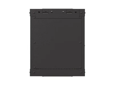 Lanberg rack cabinet 10" wall-mount 6U/300x300 (flat pack) with glass door black
