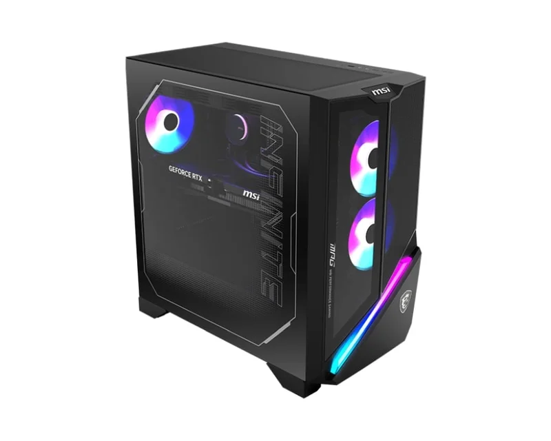 Настолен компютър MSI MPG Infinite X3 AI 2NVR7-655EU, Intel Core Ultra 7 265KF, 32GB DDR5 RAM, 1TB SSD, GeForce RTX 5070 Ti 16GB, Windows 11 Home, черен