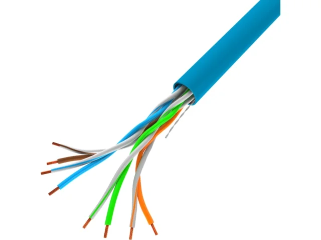Lanberg LAN Cable CAT.5E UTP 305M Solid Cu Blue Fluke