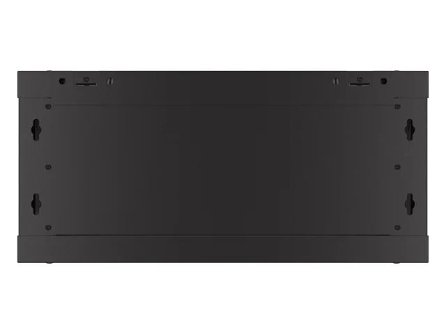 Lanberg rack cabinet 19" wall-mount 4U/600x450 with perforated door black (flat pack)