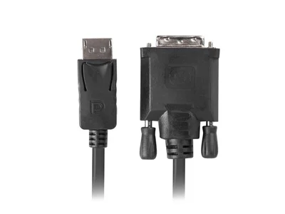 Lanberg display port (M) V1.2 -> DVI-D (M) (24+1) cable 1.8m, dual link, black