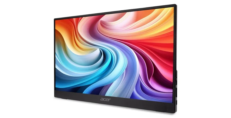 Acer PM161QB1bmiuux, 15.6'' FHD (1920x1080), IPS, 60Hz, 4ms (GTG), 100M:1, 250 nits, AdaptiveSync, HDMI 1.4, 2x USB Type-C, Audio Out, 2x1W Speakers, BlueLightShield, Portable, Kickstand, VESA, Energy Class D, Black, 2Y