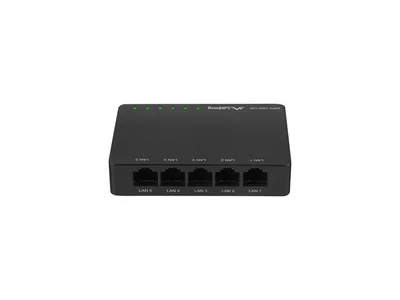 Lanberg Switch DSP2-1005-12V 5X 1Gb/S Unmanaged Gigabit Ethernet Desktop 12V