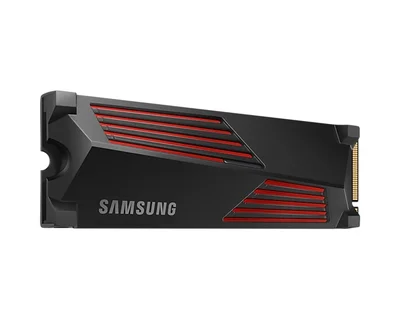 Samsung SSD 990 PRO 1TB Heatsink PCIe 4.0 NVMe 2.0 M.2 V-NAND 3-bit MLC, 256-bit Encryption, Read 7450 MB/s Write 6900 MB/s