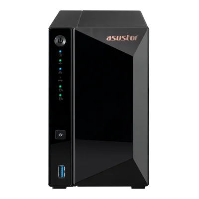 Мрежови сторидж ASUSTOR AS3302T_V2 2-Bay, Realtek RTD1619B, 2GB DDR4, 2.5GbE, USB 3.2 Gen1