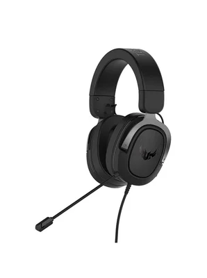 Геймърски слушалки ASUS TUF Gaming H3, жични, 7.1 Surround Sound, 50mm драйвери, микрофон Discord сертифициран, 3.5mm, черни