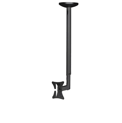 Стойка за таван за плосък екран Neomounts FPMA-C050, 10"–30", регулируема височина 60–85 см, до 20 кг, черна