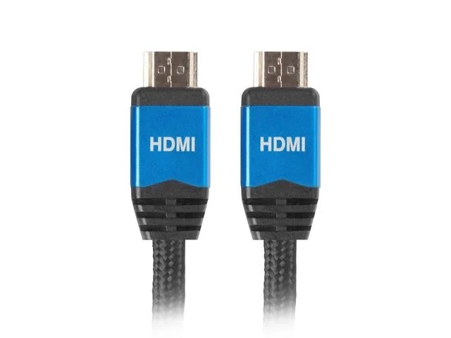 HDMI кабел Lanberg V2.0, 1m, черен, Premium