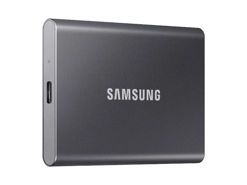 Външен SSD диск Samsung T7 1TB USB 3.2 Titan Gray