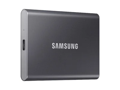 Външен SSD диск Samsung T7 1TB USB 3.2 Titan Gray