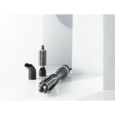 Електрическа четка за коса Rowenta CF6320F0 Express Style, 900W, керамично покритие, 3 приставки, йонизираща функция, черен