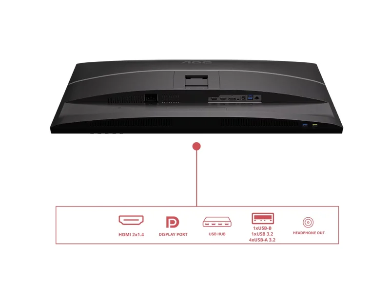 AOC Q32E4U, 31.5" IPS WLED, 2560x1440@100Hz, 4ms GtG, 350cd m/2, 1000:1, 20M:1 DCR, Adaptive Sync, FlickerFree, Anti Blue Mode, 3Wx2, Tilt, Height Adjust, Pivot, Swivel, 2xHDMI, DP, USB Hub