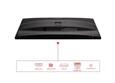 AOC Q32E4U, 31.5" IPS WLED, 2560x1440@100Hz, 4ms GtG, 350cd m/2, 1000:1, 20M:1 DCR, Adaptive Sync, FlickerFree, Anti Blue Mode, 3Wx2, Tilt, Height Adjust, Pivot, Swivel, 2xHDMI, DP, USB Hub