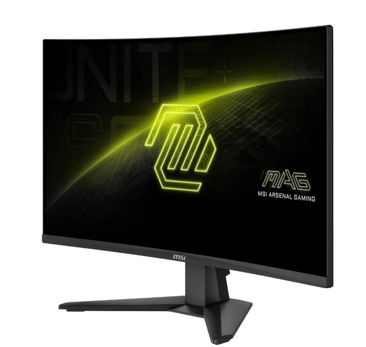 MSI MAG 276CF E20, 27", 0.5ms, 200Hz, Rapid VA, 1920x1080 (FHD), 16:9, CURVE 1500R, AMD FreeSync Premium, 76% DCI-P3, AG, HDR Ready, 250 nits, 3000:1, DCR 100M:1, DP(1.2a), 2xHDMI 2.0b, Tilt, VESA, Black, 3.95kg