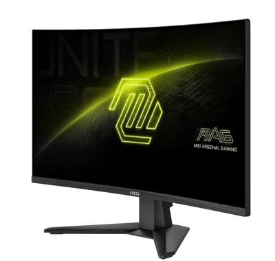 MSI MAG 276CF E20, 27", 0.5ms, 200Hz, Rapid VA, 1920x1080 (FHD), 16:9, CURVE 1500R, AMD FreeSync Premium, 76% DCI-P3, AG, HDR Ready, 250 nits, 3000:1, DCR 100M:1, DP(1.2a), 2xHDMI 2.0b, Tilt, VESA, Black, 3.95kg
