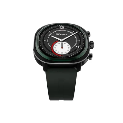 HiFuture AIX Lite Green,  1.43" AMOLED,  466*466, Powered by Dual Core & Syntra AI, Bluetooth Call, 1ATM Waterproof, Sixth Generation Health Sensor, Up to 10 days daily use, Extra Fabric Strap inbox